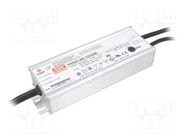 Power supply: switching; LED; 65.1W; 9÷93VDC; 420÷700mA; IP65 MEAN WELL