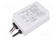 Power supply: switching; LED; 44.8W; 19÷32VDC; 1400mA; 90÷295VAC MEAN WELL