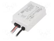 Power supply: switching; LED; 65.1W; 46÷62VDC; 1050mA; 180÷295VAC MEAN WELL