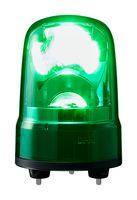 BEACON, FLASH/ROTATE, GREEN, 80MM, 24VDC