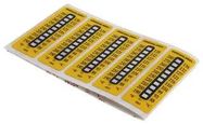 LABEL, NON-REVERSE STRIP, 10PT, 138DEG C