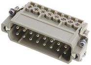 HEAVY DUTY CONN, INSERT, PLUG, 16+PE POS