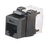 RJ45 CONNECTOR, JACK, 8P8C, CAT5E, BLK