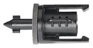 MOUNTING PEG, NAIL BASE, BLACK