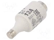 Fuse: fuse; gG; 13A; 500VAC; 250VDC; ceramic; DII; D ETI POLAM