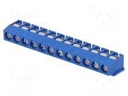 Connector: PCB terminal block; terminal; 8A; 300V; angled 90° ECE