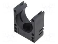 Bracket; polyamide; SH-system; Application: for braids; black HELUKABEL