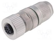 Connector: M12; plug; PIN: 4; female; A code-DeviceNet / CANopen HARTING