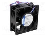 Fan: DC; axial; 12VDC; 92x92x38mm; 280m3/h; 73dBA; ball; 13000rpm EBM-PAPST