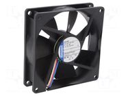 Fan: DC; axial; 12VDC; 92x92x25mm; 84m3/h; 32dBA; ball; 2700rpm EBM-PAPST