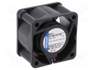 Fan: DC; axial; 12VDC; 40x40x25mm; 19m3/h; 39dBA; ball; 10300rpm EBM-PAPST