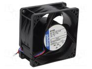 Fan: DC; axial; 24VDC; 80x80x38mm; 131m3/h; 55dBA; ball; 8400rpm EBM-PAPST