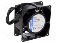 Fan: AC; axial; 115VAC; 80x80x38mm; 61m3/h; 35dBA; ball; 3300rpm EBM-PAPST