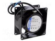 Fan: AC; axial; 230VAC; 80x80x38mm; 50m3/h; 31dBA; ball; 2800rpm EBM-PAPST