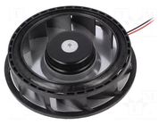 Fan: DC; radial; 12VDC; Ø138x35mm; 109m3/h; 47dBA; ball; 2650rpm EBM-PAPST