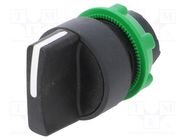 Switch: rotary; 22mm; Stabl.pos: 1; black; none; IP66; prominent SCHNEIDER ELECTRIC