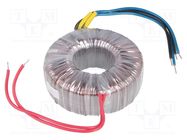 Transformer: toroidal; 160VA; 230VAC; 15V; 15V; 5.33A; 5.33A; H: 45mm INDEL