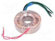 Transformer: toroidal; 160VA; 230VAC; 18V; 18V; 4.44A; 4.44A; H: 45mm INDEL