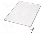 Lamp: LED light panel; 4000K; Lumaire Basic; Mat: plexiglass PMMA LEDDEX