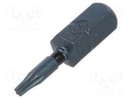 Screwdriver bit; Torx®; TX07; Overall len: 25mm C.K