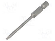 Screwdriver bit; Torx®; TX09; Overall len: 70mm; PROFESSIONAL WIHA