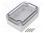 Enclosure: multipurpose; X: 70mm; Y: 105mm; Z: 40mm; ABS; grey; IP67 KRADEX