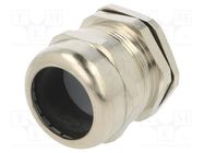 Cable gland; PG29; IP68; brass; Body plating: nickel; RRPL RAYCHEM RPG