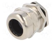 Cable gland; M25; 1.5; IP68; brass; Body plating: nickel; RRPL RAYCHEM RPG