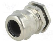 Cable gland; M20; 1.5; IP68; brass; Body plating: nickel; RRPL RAYCHEM RPG