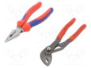 Kit: pliers; adjustable,universal; bag; 2pcs. KNIPEX