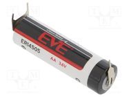 Battery: lithium; 14505; 3.6V; 2700mAh; non-rechargeable EVE BATTERY