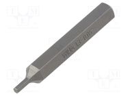 Screwdriver bit; hex key; HEX 1,3mm; Overall len: 28mm; MICRO WIHA