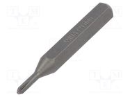 Screwdriver bit; Phillips; PH000; Overall len: 28mm; MICRO WIHA