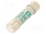 Fuse: fuse; aM; 8A; 500VAC; cylindrical; 10.3x38mm ETI POLAM