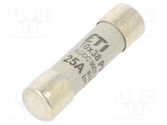 Fuse: fuse; gPV; 25A; 1000VDC; cylindrical; 10.3x38mm ETI POLAM