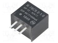 Converter: DC/DC; 9W; Uin: 12÷42V; Uout: 9VDC; Iout: 1A; SIP3; PCB RECOM