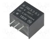 Converter: DC/DC; 1.65W; Uin: 6÷28V; Uout: 3.3VDC; Iout: 0.5A; SIP3 RECOM