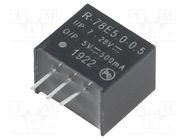 Converter: DC/DC; 2.5W; Uin: 7÷28V; Uout: 5VDC; Iout: 0.5A; SIP3; PCB RECOM