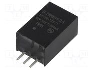 Converter: DC/DC; 7.5W; Uin: 20÷72V; Uout: 15VDC; Iout: 0.5A; SIP3 RECOM