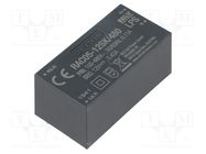 Converter: AC/DC; 5W; 85÷528VAC; Usup: 120÷745VDC; Uout: 12VDC; 65% RECOM