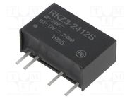 Converter: DC/DC; 3W; Uin: 21.6÷26.4VDC; Uout: 12VDC; Iout: 250mA RECOM