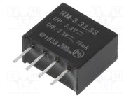 Converter: DC/DC; 0.25W; Uin: 2.97÷3.63V; Uout: 3.3VDC; Iout: 75mA RECOM