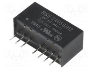 Converter: DC/DC; 2W; Uin: 18÷36V; Uout: 5VDC; Iout: 400mA; SIP8; RSE 