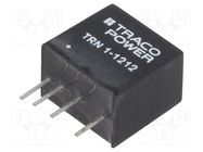 Converter: DC/DC; 1W; Uin: 9÷18V; Uout: 12VDC; Iout: 90mA; SIP; TRN 1 TRACO POWER