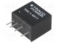 Converter: DC/DC; 1W; Uin: 36÷75V; Uout: 5VDC; Iout: 200mA; SIP; TRN 1 TRACO POWER