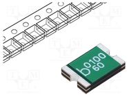 Fuse: PTC polymer; 1A; Imax: 100A; 0ZCF; 2920 BEL FUSE