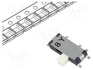 Switch: slide; Pos: 2; SPDT; 0.3A/4VDC; ON-ON; SMT; Leads: curved Nidec Copal Electronics