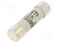 Fuse: fuse; gG; 2A; 690VAC; cylindrical,industrial; 14x51mm ETI POLAM