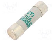 Fuse: fuse; aM; 10A; 690VAC; cylindrical,industrial; 14x51mm ETI POLAM