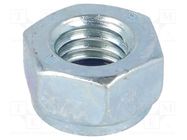 Nut; hexagonal; M8; 1.25; steel; Plating: zinc; 13mm; BN 161; DIN 985 BOSSARD